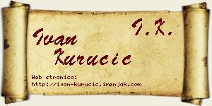 Ivan Kurucić vizit kartica